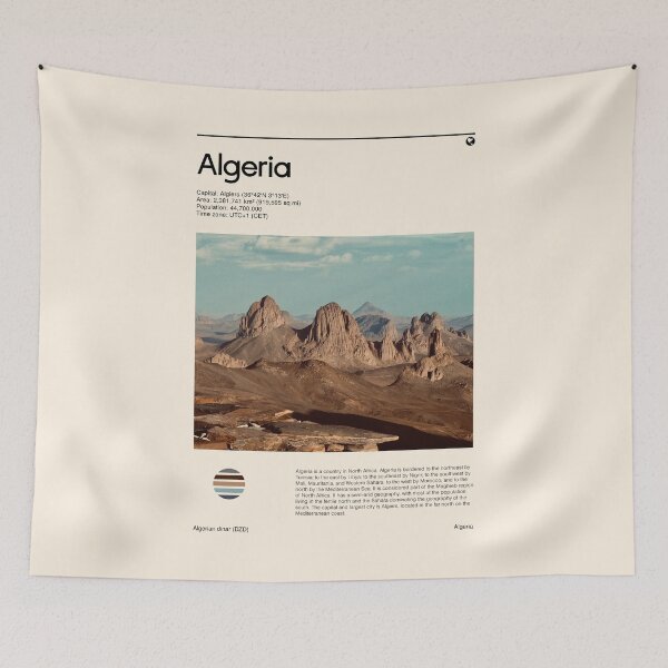 Item preview, Visita Argelia (cartel de viaje) designed and sold by RabbitK.