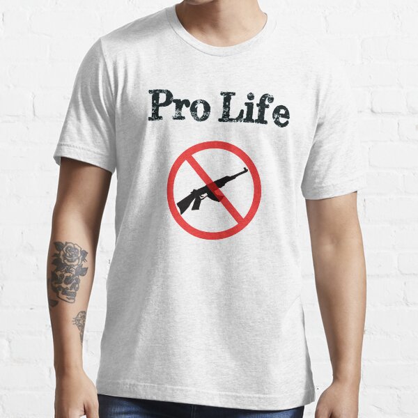 "Anti Assault Rifle Gun Reform Now Pro Life Vintage Retro Style Gear" T