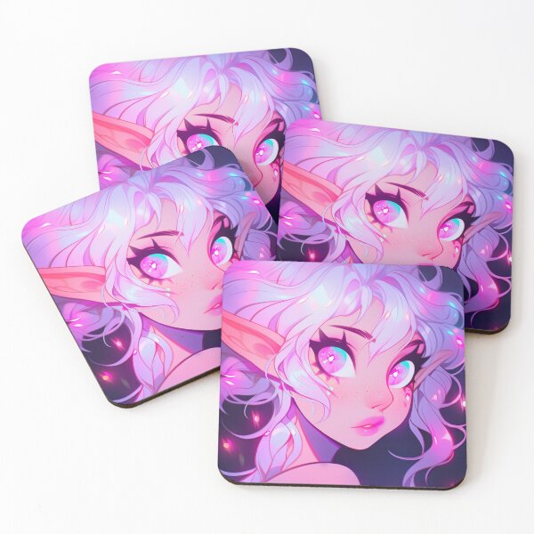 Item preview, Pretty Pink Faerie Anime Girl designed and sold by bubblegoth.