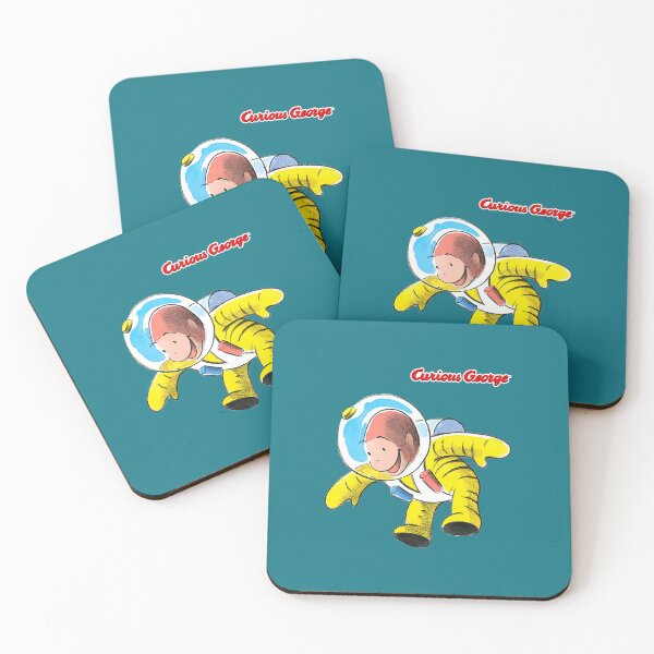 Item preview, Curious George Happy Astronaut  designed and sold by risleys.