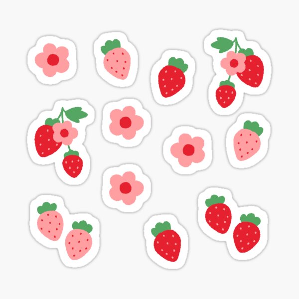 Vista previa del artículo con la obra «Fresas», diseñado y vendido por leeinthetree.