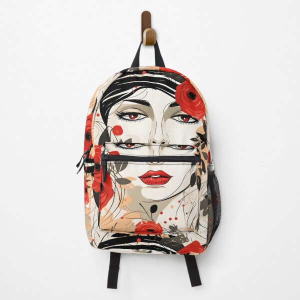 Item preview, Female face with flowers designed and sold by PattiArt22.