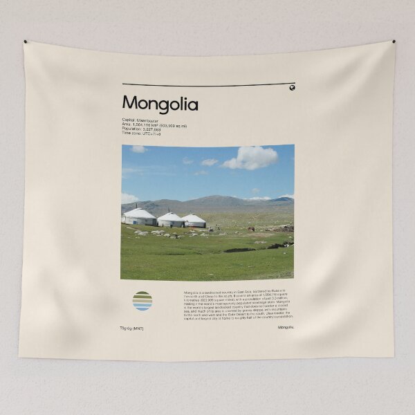 Item preview, Visit Mongolia (Travel poster) designed and sold by RabbitK.