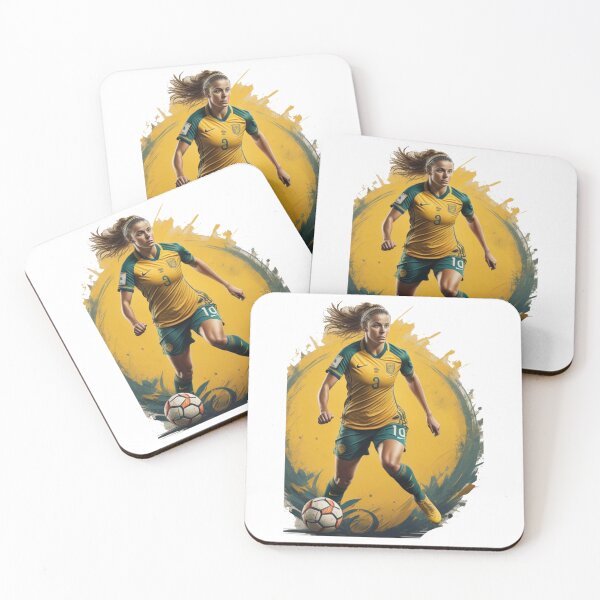 Item preview, matildas football player stickers Sticker designed and sold by ManfreduBaker.