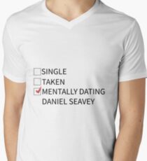 mentally dating daniel seavey Men's V-Neck T-Shirt
