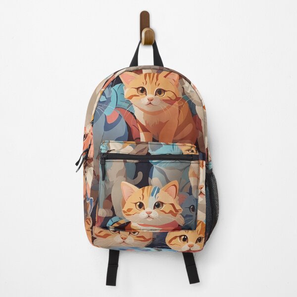 Item preview, Many Cats Pattern designed and sold by Funny Vintage Stickers And T-Shirts.