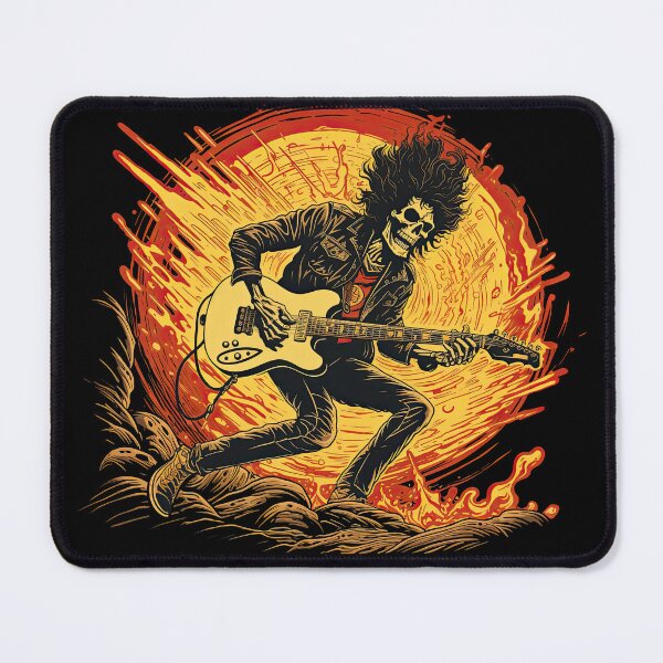 Item preview, Unleash Your Inner Rockstar with the 'Blazing Rockstar' Collection: Apparel and Homeware that Ignites Your Style! designed and sold by ThePurpleMelon.