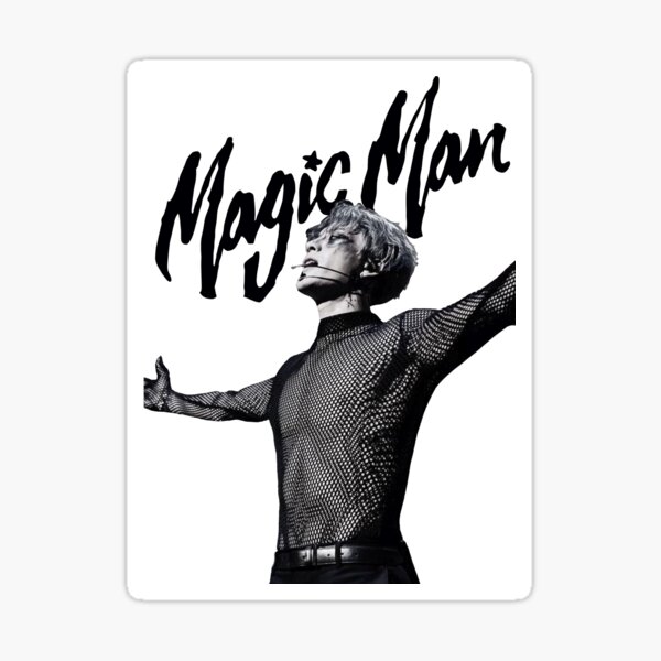 Jackson Wang, MagicMan B  Sticker for Sale by vcamg