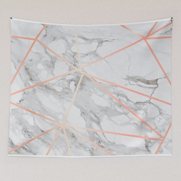 Item preview, Marble and Rose Gold Geometric designed and sold by emilystp23.