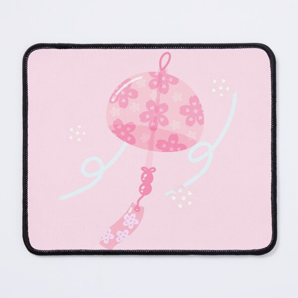Item preview, cute kawaii japanese wind chime pink sakura designed and sold by Narukuku.