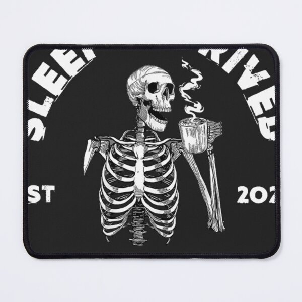 Item preview, Sleep Deprived Barely Alive Est 2023 Funny Skeleton Halloween  designed and sold by AnaBOsterman.