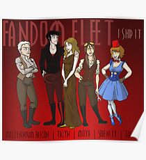 Fandom Fleet (print) Poster