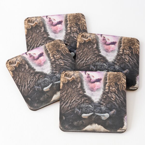 Item preview, Dueling Bison In A Storm designed and sold by Heathermarie321.