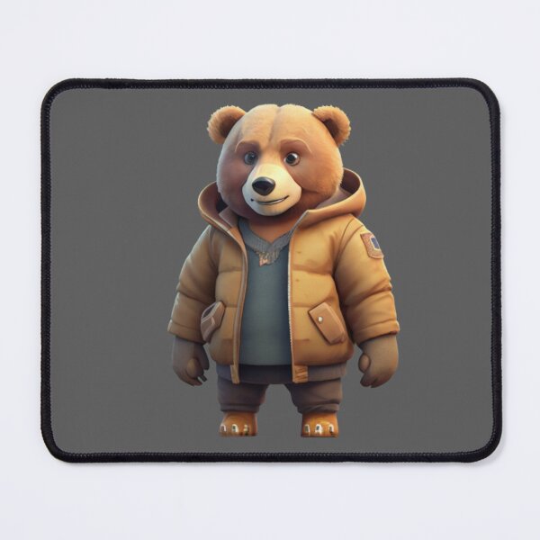 Item preview, Cute Bear - Wearing a jacket designed and sold by positivVibesArt.