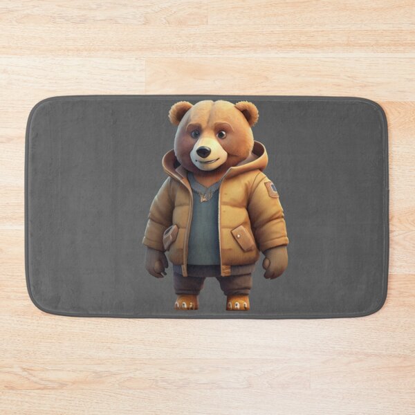 Item preview, Cute Bear - Wearing a jacket designed and sold by positivVibesArt.