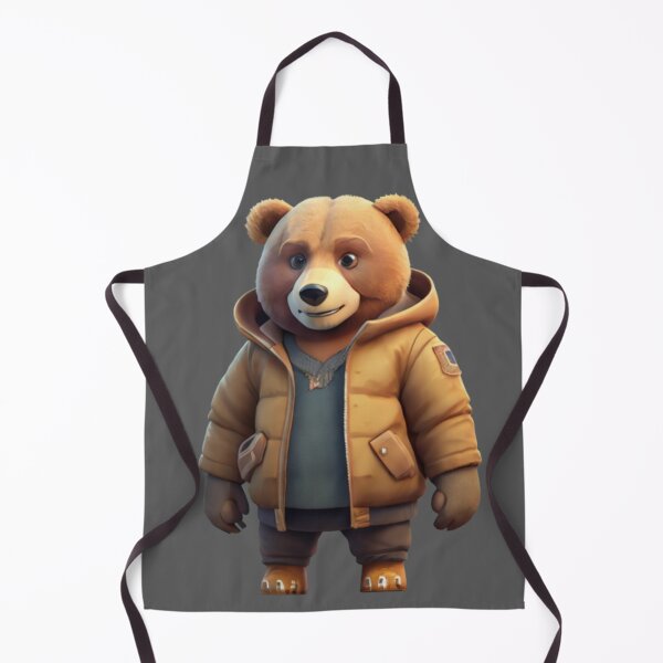 Item preview, Cute Bear - Wearing a jacket designed and sold by positivVibesArt.
