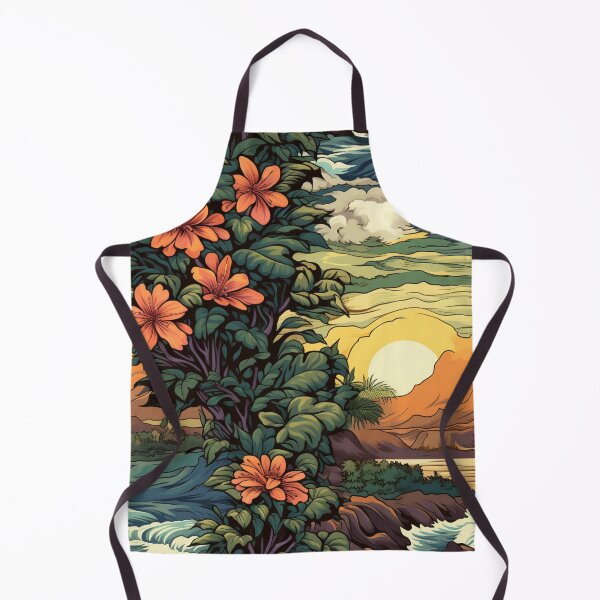 Item preview, Sunset with flowers designed and sold by Snoobstyle.