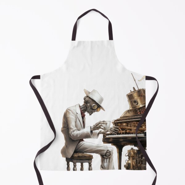 Item preview, Steam Powered Jazz Cafe Band Piano designed and sold by SteamJazzCafe.