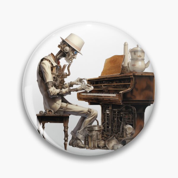 Item preview, Powered Jazz Cafe Band Piano designed and sold by SteamJazzCafe.