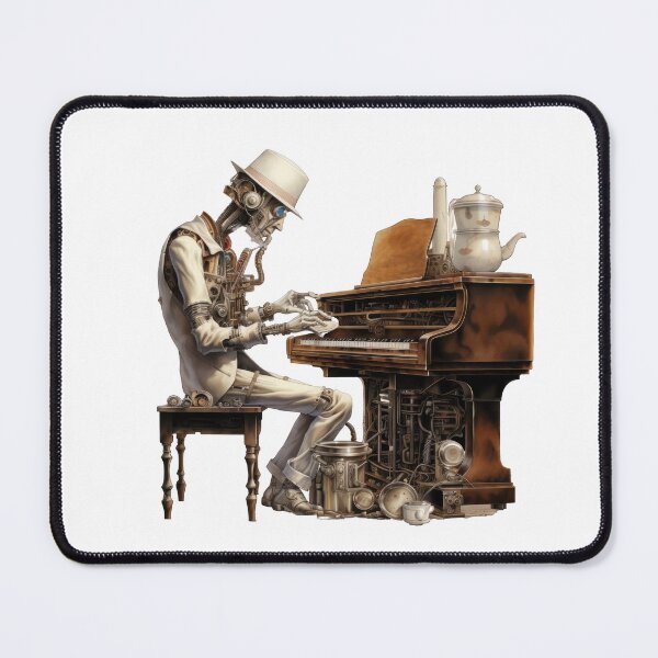 Item preview, Powered Jazz Cafe Band Piano designed and sold by SteamJazzCafe.