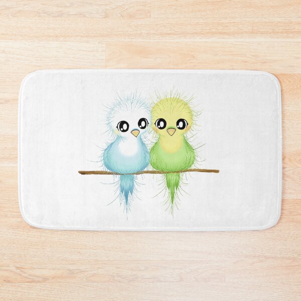 Item preview, cute budgies designed and sold by Pezi-Creation.