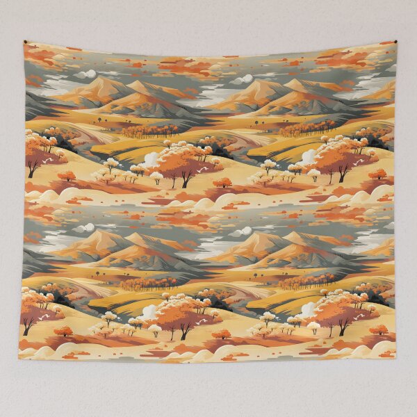 Item preview, Fantasy Landscapes Plains Pattern 2 designed and sold by DigitalPatternx.