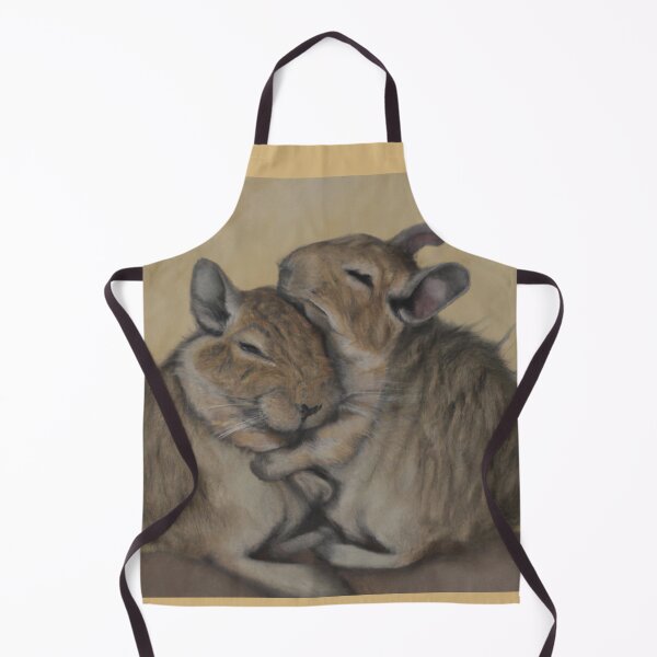 Item preview, Cute Degu Hug Oil Painting designed and sold by soulfulprintss8.