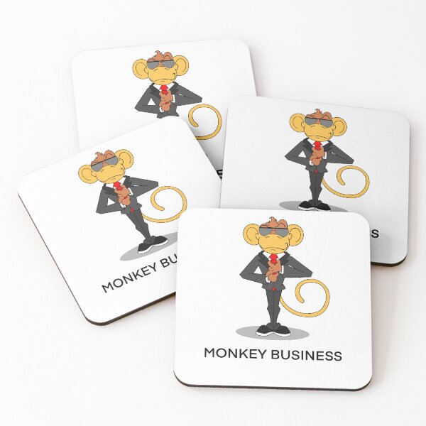 Item preview, Monkey Business Classy business monkey designed and sold by VedrodeDesigns.