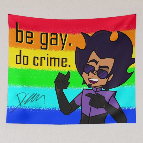 Item preview, Vyle says Be Gay Do Crime designed and sold by DaVillainArt.