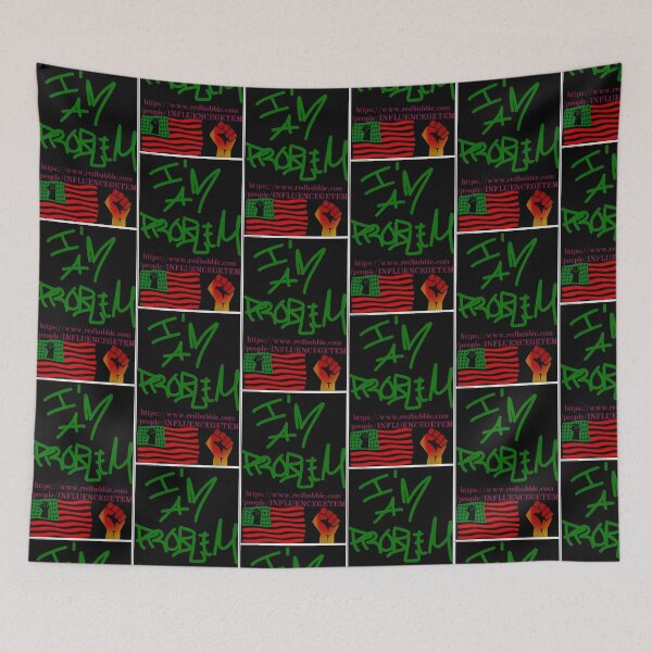 Item preview, Red black green style 1 designed and sold by IMAPROBLEM BRAND CLOTHING BY INFLUENCE GETEM.