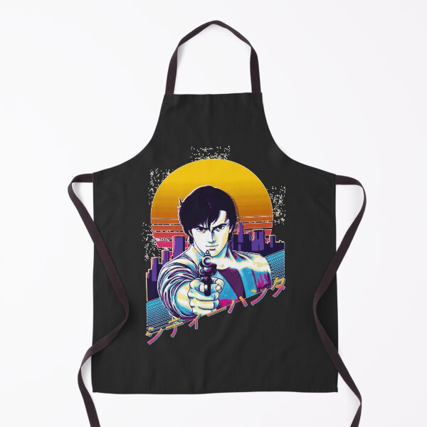 Item preview, City Hunter Ryo Saeba Retrowave designed and sold by MeinolfHell.
