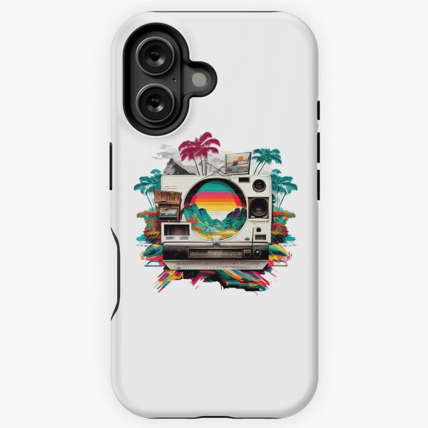 Vista previa del artículo con la obra «Ilustraciones retro de ecos polaroid», diseñado y vendido por BeMezzo.