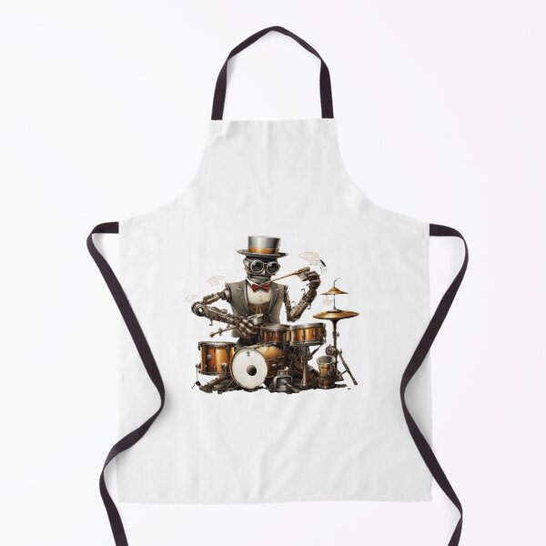Item preview, Steam Powered Jazz Cafe Band Drums designed and sold by SteamJazzCafe.
