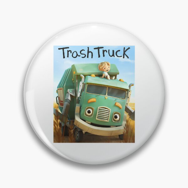 Item preview, hank and trash truck cartoon designed and sold by AgatheMerciless.
