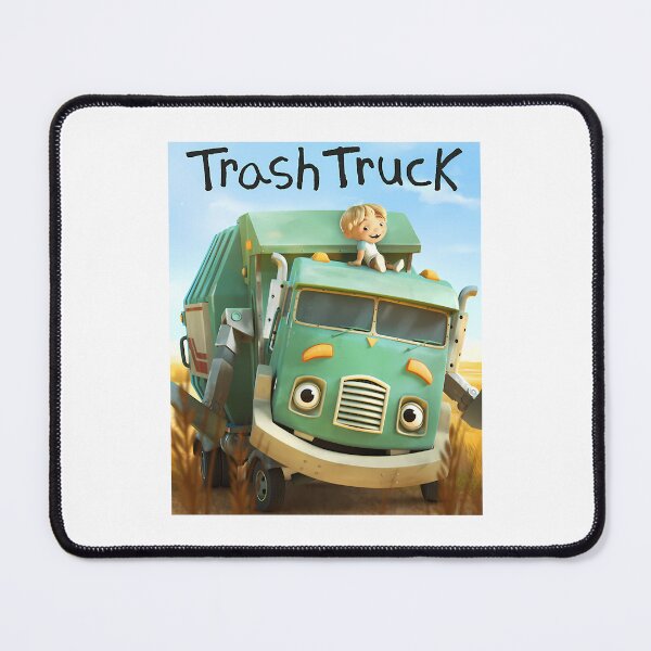 Item preview, hank and trash truck cartoon designed and sold by AgatheMerciless.
