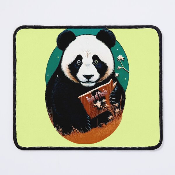 Item preview, Panda and a book designed and sold by ManikRaja.