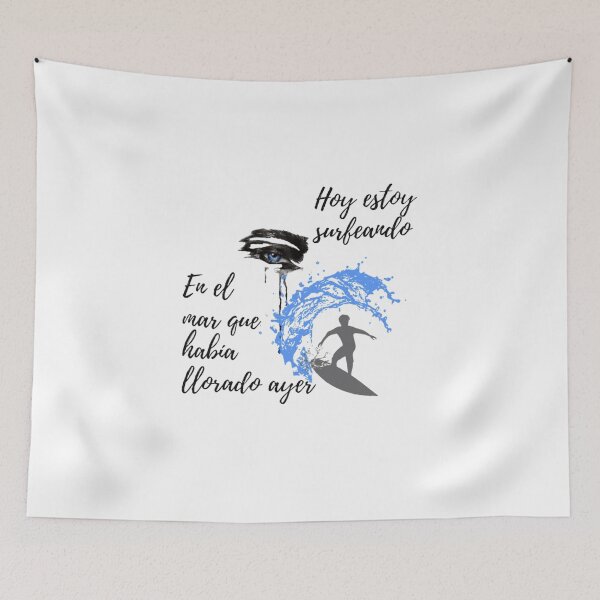 Item preview, Today I am surfing in the sea that had cried yesterday designed and sold by JaruStore.
