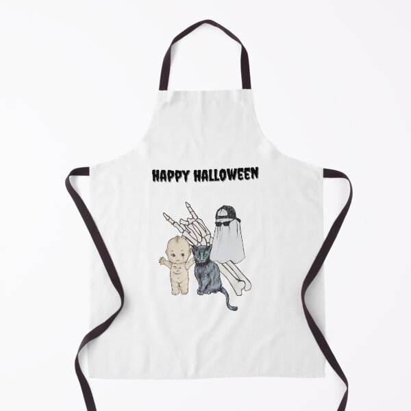Item preview, Happy Halloween and Friends! Baby Doll, Black Cat, Punk Skeleton, Sheet Ghost designed and sold by Molunit89.