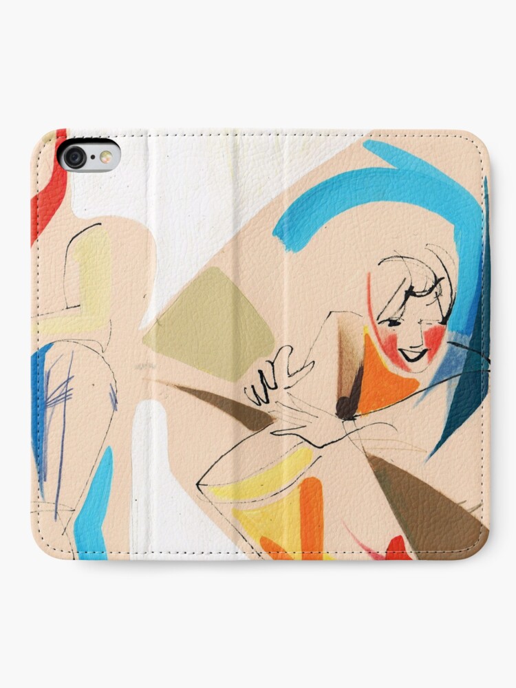 Alternate view of Jazz Groovy Musicians Playing iPhone Wallet