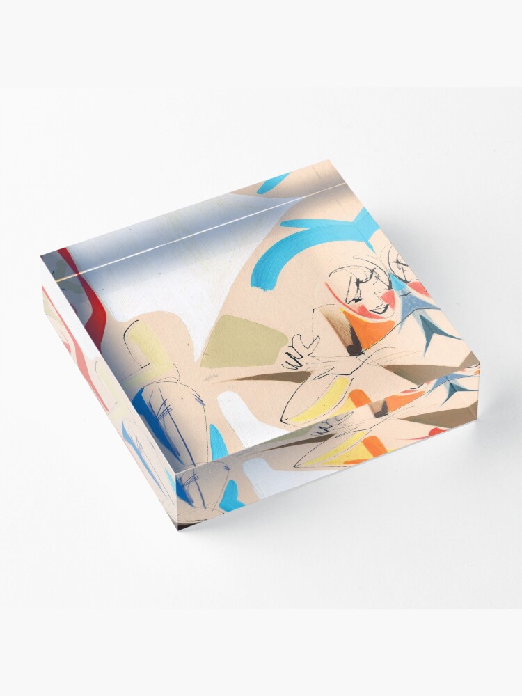 Alternate view of Jazz Groovy Musicians Playing Acrylic Block
