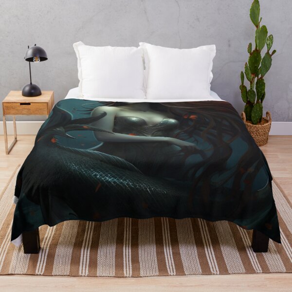 Item preview, Emergence: A Mermaid's Ascent Amidst Mythical Marine Wonders designed and sold by oanaunciuleanu.