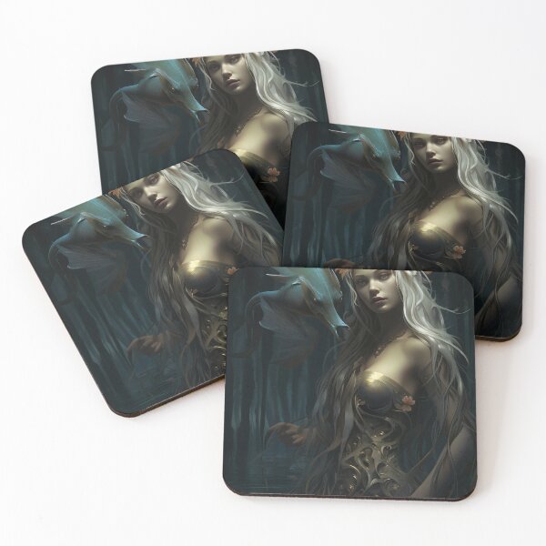 Item preview, Emergence: A Mermaid's Ascent Amidst Mythical Marine Wonders designed and sold by oanaunciuleanu.