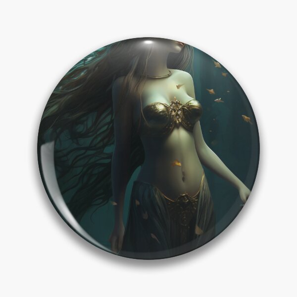 Item preview, Emergence: A Mermaid's Ascent Amidst Mythical Marine Wonders designed and sold by oanaunciuleanu.