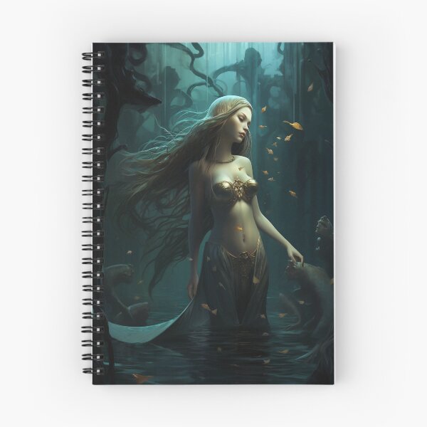 Item preview, Emergence: A Mermaid's Ascent Amidst Mythical Marine Wonders designed and sold by oanaunciuleanu.