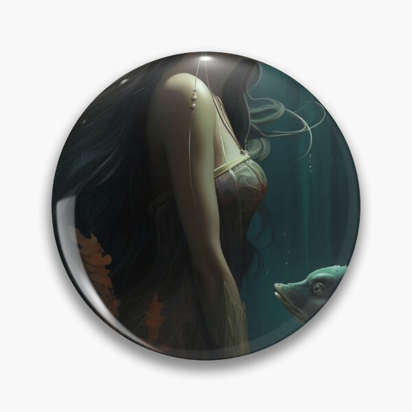Item preview, Emergence: A Mermaid's Ascent Amidst Mythical Marine Wonders designed and sold by oanaunciuleanu.