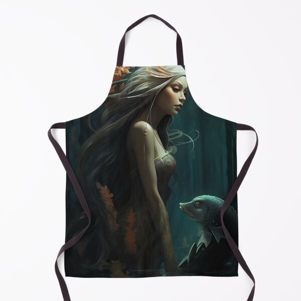 Item preview, Emergence: A Mermaid's Ascent Amidst Mythical Marine Wonders designed and sold by oanaunciuleanu.