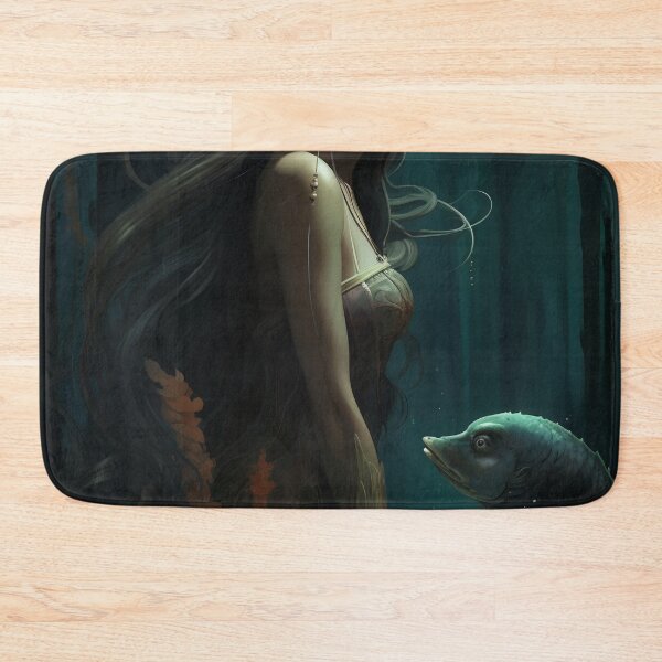 Item preview, Emergence: A Mermaid's Ascent Amidst Mythical Marine Wonders designed and sold by oanaunciuleanu.