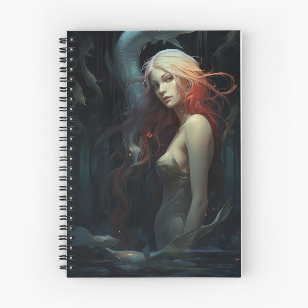 Item preview, Emergence: A Mermaid's Ascent Amidst Mythical Marine Wonders designed and sold by oanaunciuleanu.