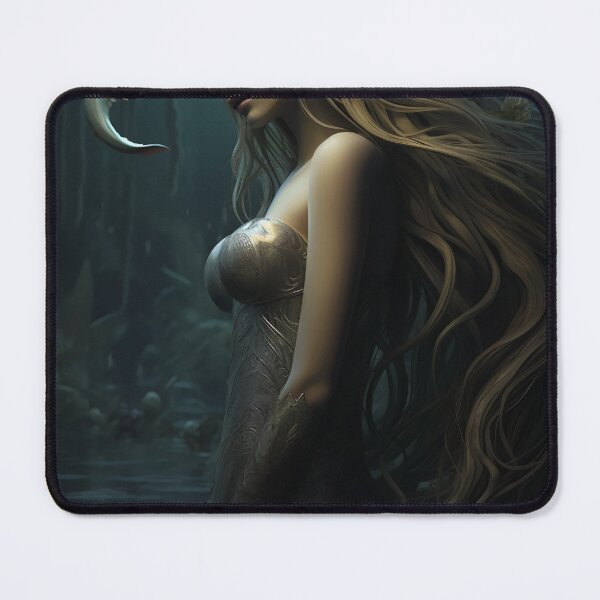 Item preview, Emergence: A Mermaid's Ascent Amidst Mythical Marine Wonders designed and sold by oanaunciuleanu.