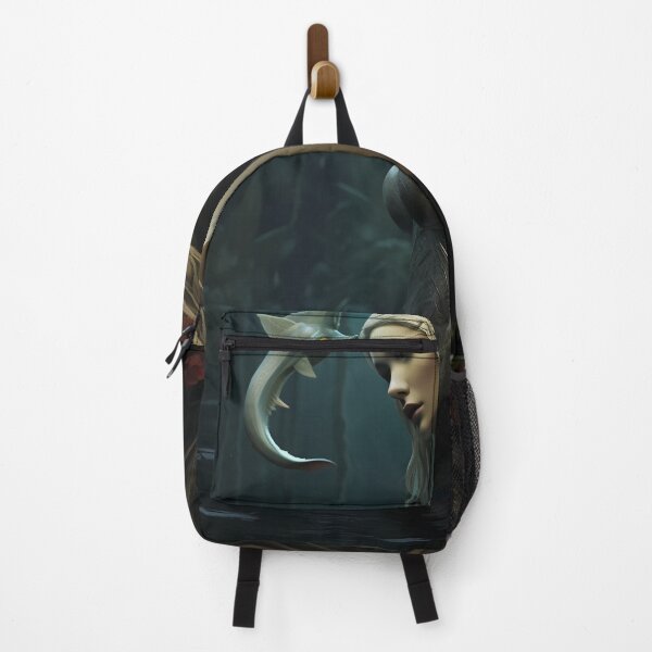 Item preview, Emergence: A Mermaid's Ascent Amidst Mythical Marine Wonders designed and sold by oanaunciuleanu.